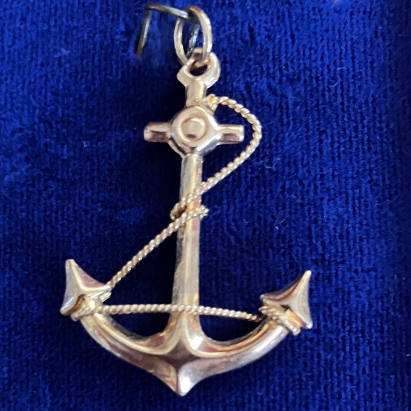 Vintage 14K Gold Italian anchor - Picture 1 of 2